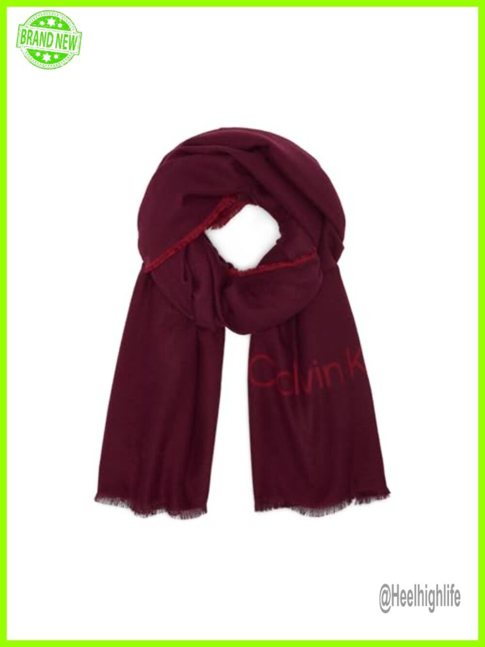 Cozy Double Faced Winter Scarf with Eyelash Fringe Polyester